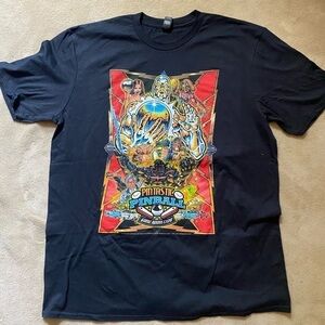 Pintastic pinball awesome graphic cotton tee xl